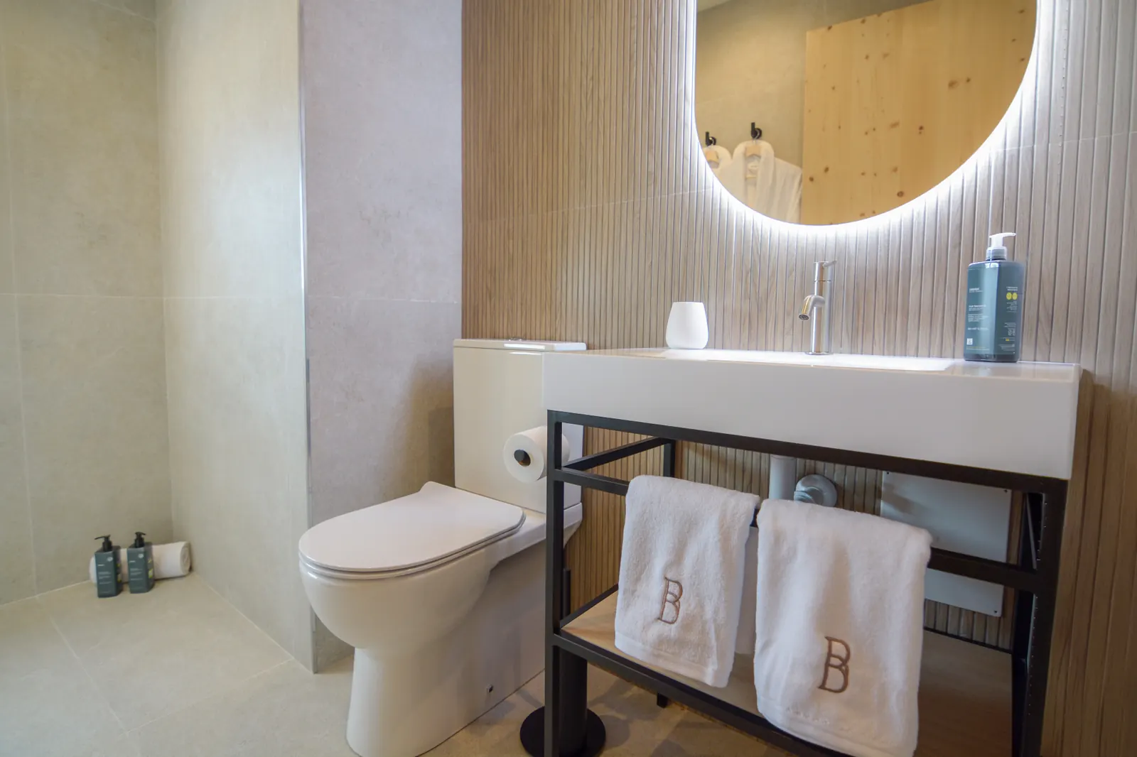 Suite with terrace and jacuzzi bathroom with walk-in shower